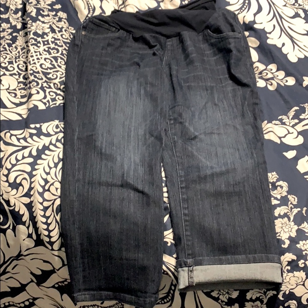 Motherhood denim capris